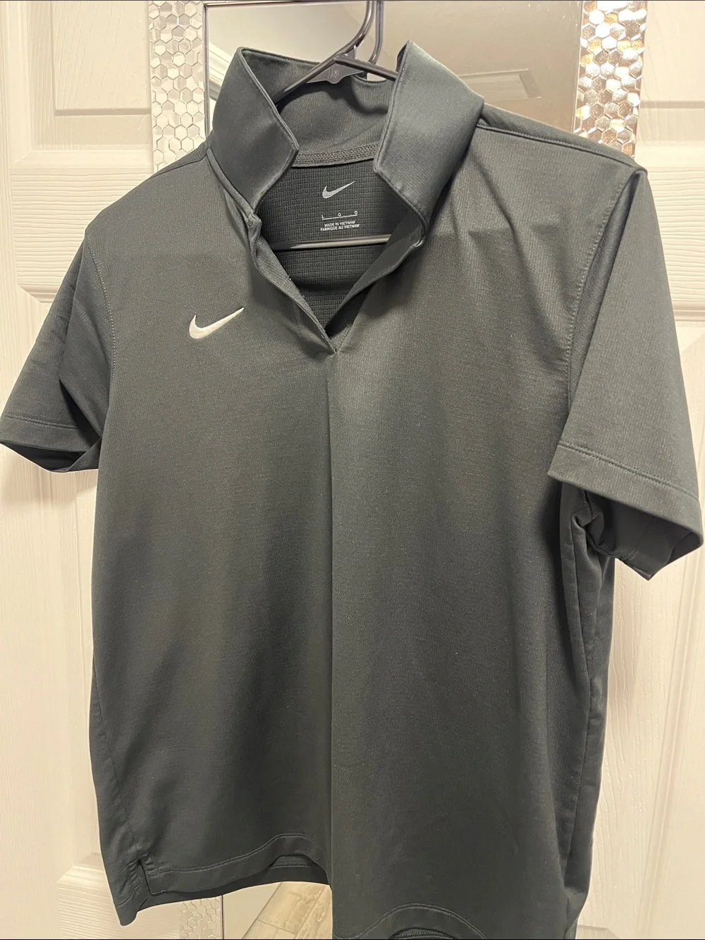 Nike Women’s Black Nike Short Sleeve Polo